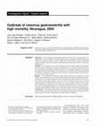 Research paper thumbnail of Outbreak of rotavirus gastroenteritis with high mortality, Nicaragua, 2005