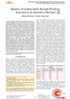 Research paper thumbnail of Kinetics of walnut shells through Pyrolysis Assessed as an alternative Bio fuel