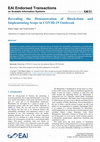 Research paper thumbnail of Revealing the Demonstration of Blockchain and Implementing Scope in COVID-19 Outbreak