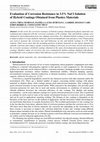 Research paper thumbnail of Evaluation of Corrosion Resistance in 3.5% NaCl Solution of Hybrid Coatings Obtained from Plastics Materials