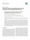 Research paper thumbnail of Theoretical Study of Proton Radiation Influence on the Performance of a Polycrystalline Silicon Solar Cell