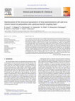 Research paper thumbnail of Optimization of the structural parameters of new potentiometric pH and urea sensors based on polyaniline and a polysaccharide coupling layer