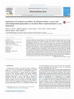 Research paper thumbnail of Application of original assemblies of polyelectrolytes, urease and electrodeposited polyaniline as sensitive films of potentiometric urea biosensors