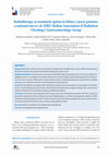 Research paper thumbnail of Radiotherapy as treatment option in biliary cancer patients: a national survey of AIRO (Italian Association of Radiation Oncology) Gastroenterology Group