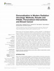 Research paper thumbnail of Personalization in Modern Radiation Oncology: Methods, Results and Pitfalls. Personalized Interventions and Breast Cancer