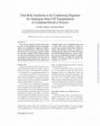 Research paper thumbnail of Total‐Body Irradiation in the Conditioning Regimens for Autologous Stem Cell Transplantation in Lymphoproliferative Diseases