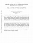 Research paper thumbnail of Long range electronic order in a metastable state created by ultrafast topological transformation