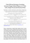 Research paper thumbnail of Ultraefficient resistance switching between charge ordered phases in 1T-TaS2 with a single picosecond electrical pulse