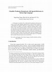 Research paper thumbnail of Classifier Predicates Reanalyzed, with Special Reference to Taiwan Sign Language