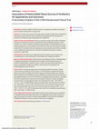 Research paper thumbnail of Association of Patient Belief About Success of Antibiotics for Appendicitis and Outcomes