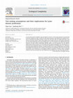 Research paper thumbnail of Tick seeking assumptions and their implications for Lyme disease predictions