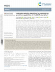 Research paper thumbnail of Leveraging genetic algorithms to maximise the predictive capabilities of the SOAP descriptor