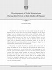 Research paper thumbnail of Development of Urdu Masnavis During the Periof of Adil Shahis of Bijapur