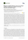 Research paper thumbnail of Response of Alfalfa (Medicago sativa L.) to Abrupt Chilling as Reflected by Changes in Freezing Tolerance and Soluble Sugars