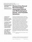 Research paper thumbnail of Researching Sexual Revictimisation: Associated Ethical and Methodological Issues, and Possible Solutions