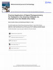 Research paper thumbnail of Practical Application of Digital Photogrammetry for Fieldwork in the American Midwest: An Example from the Middle Ohio Valley