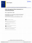 Research paper thumbnail of Public Management Ethics Standards in a Transnational World