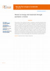 Research paper thumbnail of Waste to energy and materials through pyrolysis: a review