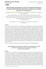 Research paper thumbnail of Phytochemical management of root knot nematode (Meloidogyne incognita) kofoid and white chitwood by Artemisia spp. in tomato (Lycopersicon esculentum L.)