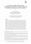 Research paper thumbnail of O consumo da viagem através das telas: as pedagogias que circulam nos blogs e redes sociais de viagem produzidas para o público brasileiro