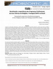 Research paper thumbnail of Revisitando a experiência dos Programas Profissionais da área Ciências da Religião e Teologia/CAPES no Brasil