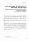 Research paper thumbnail of “As manifestações de religiosidade não contém traços necessários de uma religião”: uma análise das relações entre poder judiciário e religiões afro-brasileiras