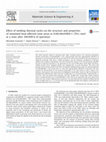 Research paper thumbnail of Effect of welding thermal cycles on the structure and properties of simulated heat-affected zone areas in X10CrMoVNb9-1 (T91) steel at a state after 100,000h of operation