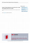 Research paper thumbnail of Impact of heat treatment on microstructure of steel 30X padded with wire G18 8Mn