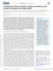 Research paper thumbnail of A Neandertal dietary conundrum: Insights provided by tooth enamel Zn isotopes from Gabasa, Spain