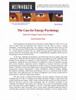 Research paper thumbnail of The Case for Energy Psychology Snake Oil or Designer Tool for Neural Change ?