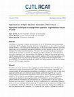 Research paper thumbnail of Digital Learners in Higher Education: Generation is Not the Issue