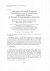 Research paper thumbnail of Application of Genetically Engineered Acetylcholinesterases in Screen-Printed Amperometric Biosensor for Detection of Organophosphorus Insecticides