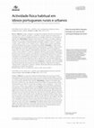 Research paper thumbnail of Actividade física habitual em idosos portugueses rurais e urbanos