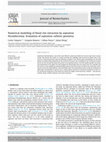 Research paper thumbnail of Numerical modelling of blood clot extraction by aspiration thrombectomy. Evaluation of aspiration catheter geometry