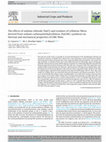 Research paper thumbnail of The effects of sodium chloride (NaCl) and residues of cellulosic fibres derived from sodium carboxymethylcellulose (NaCMC) synthesis on thermal and mechanical properties of CMC films