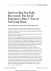 Research paper thumbnail of Survivor But Not Fully Recovered