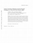 Research paper thumbnail of Gauge Covariance Relations and the Fermion