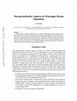 Research paper thumbnail of Non-perturbative Aspects of Schwinger-Dyson Equations