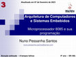 Research paper thumbnail of Arquitetura de Computadores e Sistemas Embebidos - Microprocessador 8085 e sua programação