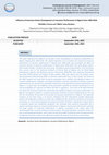 Research paper thumbnail of Influence of Insurance Sector Development on Insurance Performance in Nigeria from 1996-2018