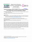 Research paper thumbnail of Financial knowledge, financial confidence and risk attitudes: Evidence from selected motor insurance policyholders in Nigeria