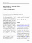 Research paper thumbnail of Strategies to develop polymorphic markers for Coffea arabica L