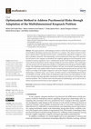 Research paper thumbnail of Optimization Method to Address Psychosocial Risks through Adaptation of the Multidimensional Knapsack Problem