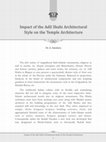 Research paper thumbnail of Impact of the Adil Shahi Architectural Style on the Temple Architecture