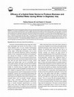 Research paper thumbnail of Efficacy of a Hybrid Solar Device to Produce Biomass and Distilled Water during Winter in Baghdad, Iraq