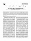 Research paper thumbnail of Heating and Cooling System Working by Solar Energy Manuscript Number: S-1073 NAAS Rating: 5.79