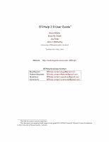 Research paper thumbnail of OT-Help 2.0 User Guide