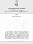 Research paper thumbnail of Khwaja Bandanawaz Gesudaraz and Mahmood Gawan; the Great Literati of the Bahmani Deccan