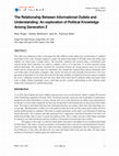 Research paper thumbnail of The Relationship between informational outlets and understanding: An exploration of political knowledge among Generation Z