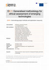 Research paper thumbnail of SIENNA D6.1: Generalised methodology for ethical assessment of emerging technologies